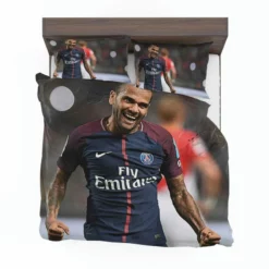 Strong Barcelona Football Player Dani Alves Bedding Set 1