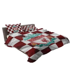 Strong English Football Club Liverpool Logo Bedding Set 2