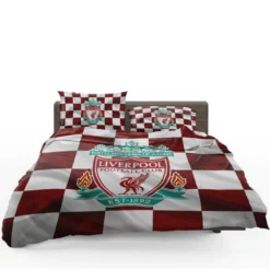 Strong English Football Club Liverpool Logo Bedding Set