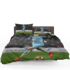 Strong Manchester City Football Player Kevin De Bruyne Bedding Set