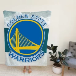 Strong NBA Basketball Team Golden State Warriors Fleece Blanket