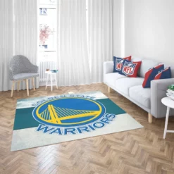 Strong NBA Basketball Team Golden State Warriors Rug 2