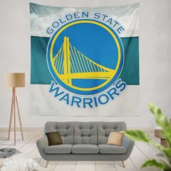 Strong NBA Basketball Team Golden State Warriors Tapestry