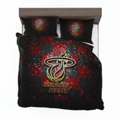 Strong NBA Basketball Team Miami Heat Bedding Set 1