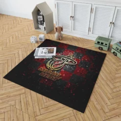 Strong NBA Basketball Team Miami Heat Rug 1