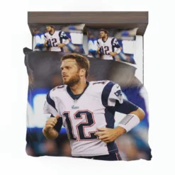 Strong NFL Player Tom Brady Patriots Bedding Set 1