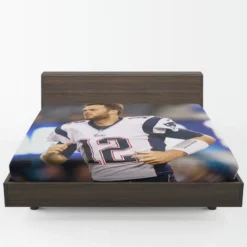 Strong NFL Player Tom Brady Patriots Fitted Sheet 1