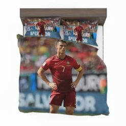 Strong Portugal Soccer Player Cristiano Ronaldo Bedding Set 1