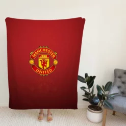 Strong Premier League Club Manchester United FC Fleece Blanket