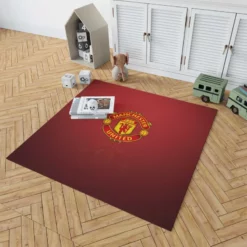 Strong Premier League Club Manchester United FC Rug 1