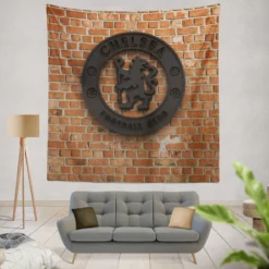 Stunning Chelsea Club Logo Tapestry