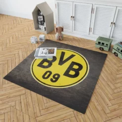 Stunning Football club Borussia Dortmund Rug 1