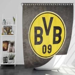 Stunning Football club Borussia Dortmund Shower Curtain