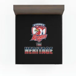 Sydney Roosters NRL Logo Fitted Sheet