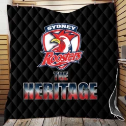 Sydney Roosters NRL Logo Quilt Blanket