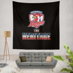 Sydney Roosters NRL Logo Tapestry