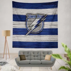 Tampa Bay Lightning Logo Tapestry
