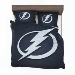 Tampa Bay Lightning NHL Hockey Club Logo Bedding Set 1