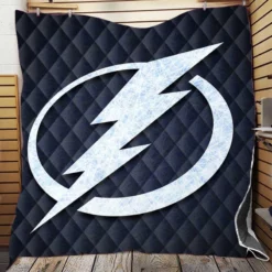 Tampa Bay Lightning NHL Hockey Club Logo Quilt Blanket