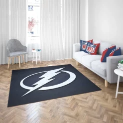 Tampa Bay Lightning NHL Hockey Club Logo Rug 2