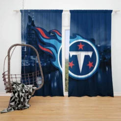 Tennessee Titans Exellelant NFL Club Window Curtain