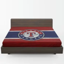 Texas Rangers American MLB Baseball Fitted Sheet 1