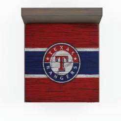 Texas Rangers American MLB Baseball Fitted Sheet