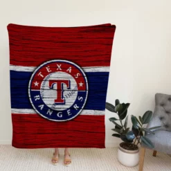 Texas Rangers American MLB Baseball Fleece Blanket