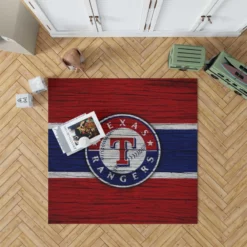 Texas Rangers American MLB Baseball Rug