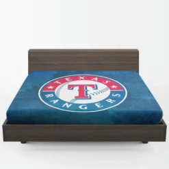 Texas Rangers Excellent MLB Team Logo Fitted Sheet 1