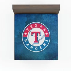 Texas Rangers Excellent MLB Team Logo Fitted Sheet