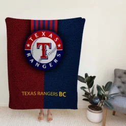 Texas Rangers Popular MLB Team Fleece Blanket
