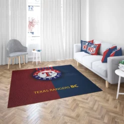 Texas Rangers Popular MLB Team Rug 2