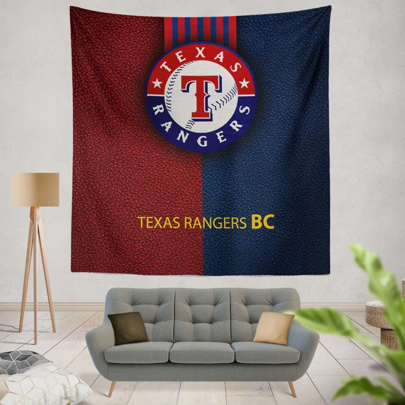 Texas Rangers Popular MLB Team Tapestry