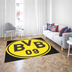 The Sensational Borussia Dortmund Team Logo Rug 2