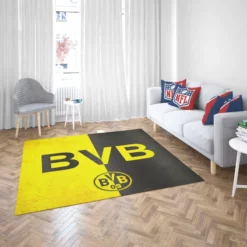 The Ultimate Borussia Dortmund Club Logo Rug 2