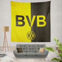 The Ultimate Borussia Dortmund Club Logo Tapestry