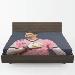 Thibaut Courtois Competitive UEFA Cup Fitted Sheet 1