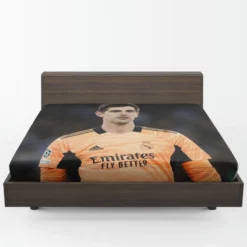 Thibaut Courtois Outstanding Football Fitted Sheet 1