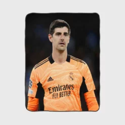 Thibaut Courtois Outstanding Football Fleece Blanket 1