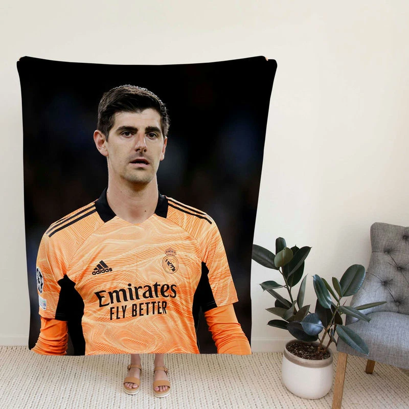 Thibaut Courtois Outstanding Football Fleece Blanket