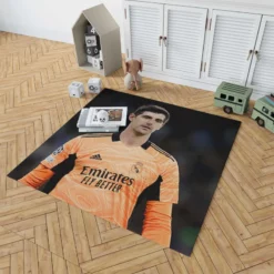 Thibaut Courtois Outstanding Football Rug 1