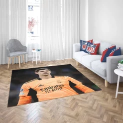 Thibaut Courtois Outstanding Football Rug 2