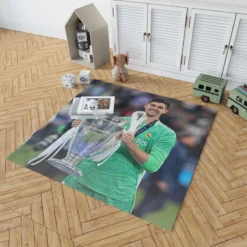 Thibaut Courtois Passionate Football Rug 1