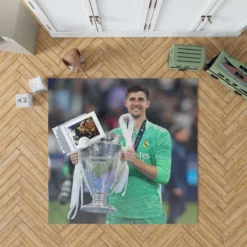 Thibaut Courtois Passionate Football Rug