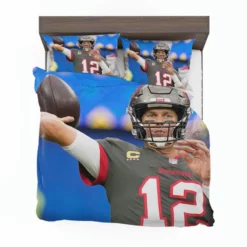 Tom Brady American Football Quarterback Bedding Set 1