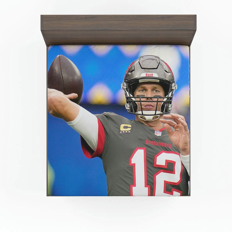 Tom Brady American Football Quarterback Fitted Sheet