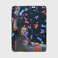 Tom Brady NFL Super Bowl Fleece Blanket 1