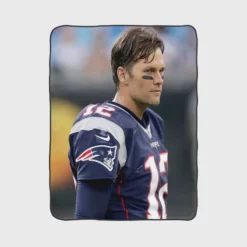 Tom Brady Patriots NFL Fleece Blanket 1