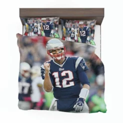 Tom Brady Patriots NFL Footballer Bedding Set 1